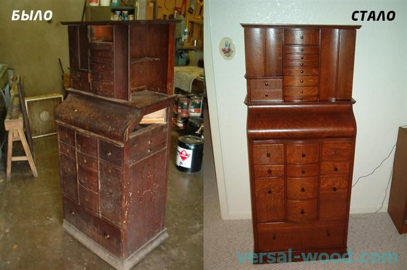 Реставрація меблів-було і стало