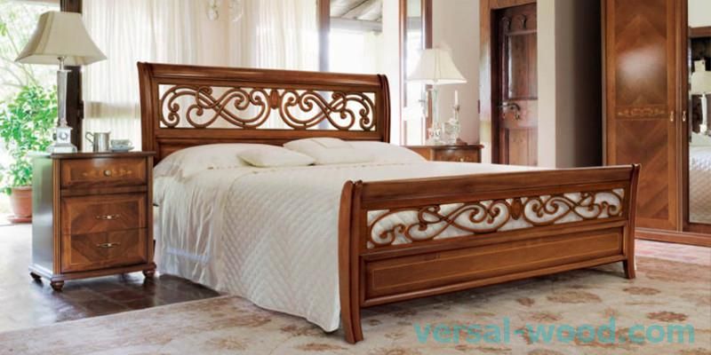 Elitni italijanski drveni krevet