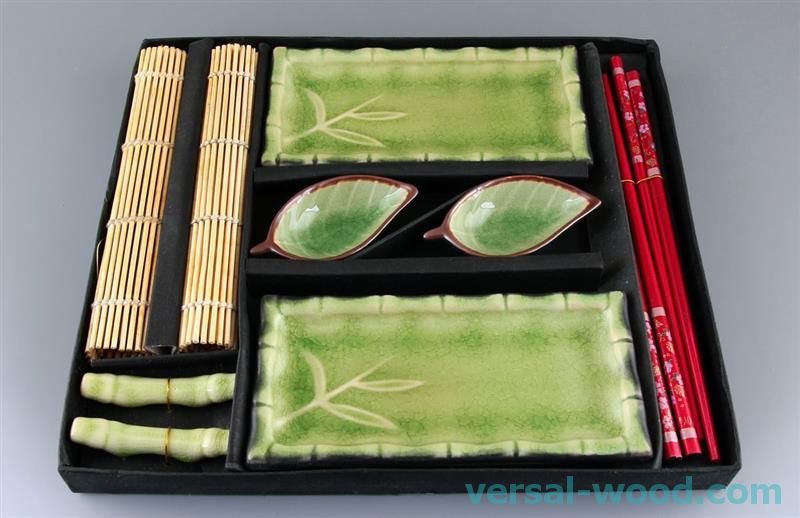 bambusové sushi set