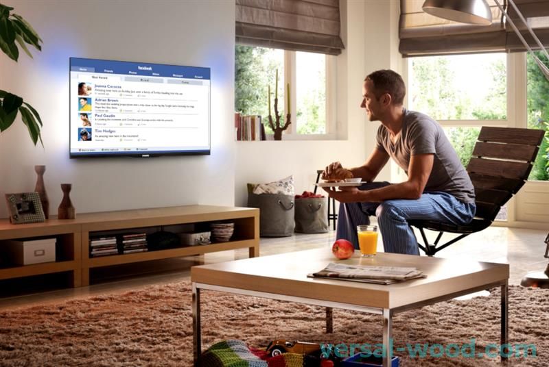 Паметните телевизори со Интернет имаат многу предности, една од нив е можноста за пристап до социјалните мрежи и разговор со пријателите