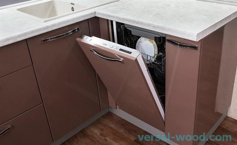 Функціональні можливості вузьких посудомийних машин цілком повномірного, порівняно з агрегатами стардартной ширини