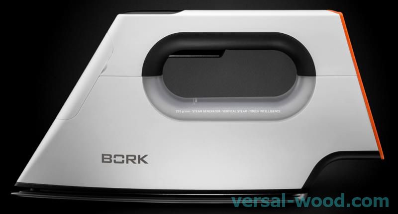 Ультрасучасний праска Bork I780 має ЛІД-екран, що дозволяє швидко налаштувати прилад на роботу з певною тканиною
