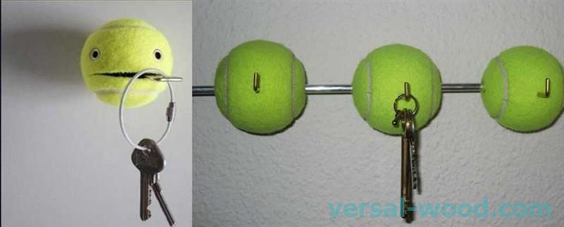 Teniske loptice također vrlo dobro djeluju kao nositelji ključeva