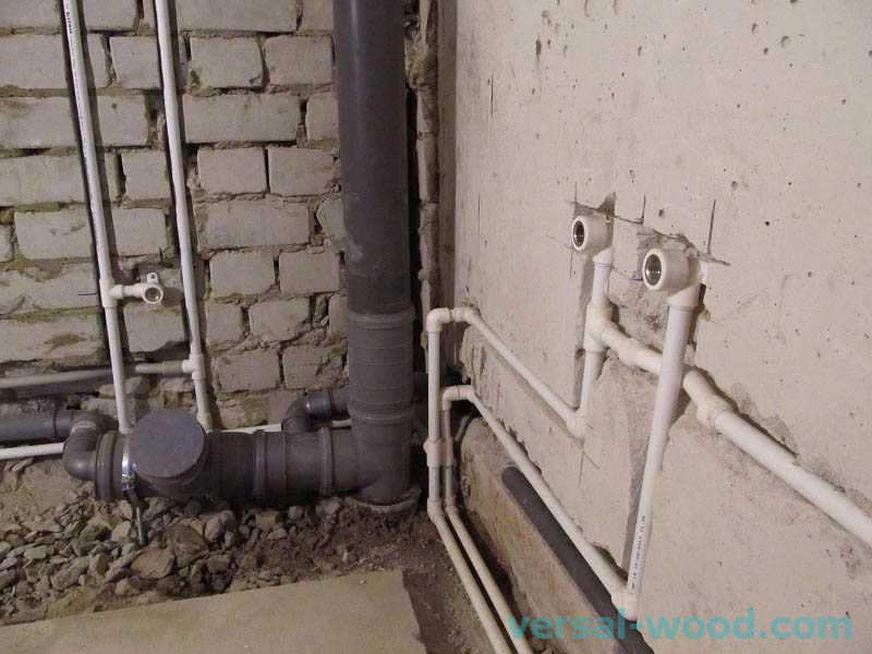 Поліпропіленовий водопровід можна ховати в стіни або в підлогу