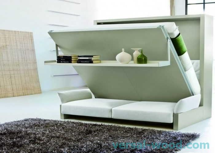 Sofa krevet-ormar - ovi modeli su praktičniji