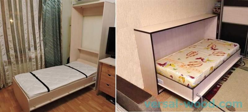 Razlika med vodoravnimi in navpičnimi zložljivimi posteljami
