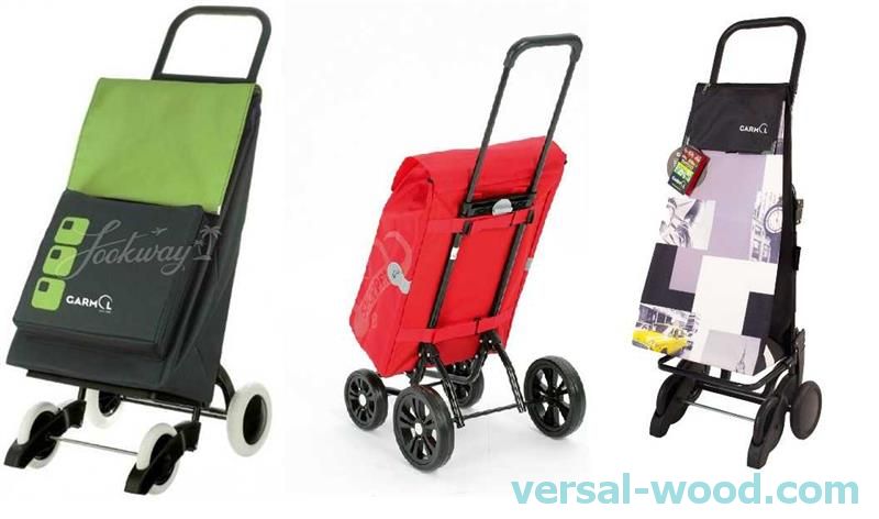 Господарська сумка-візок на колесах: чотири колеса це - стабільно і надійно