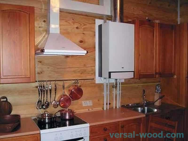 Инсталирането на газов котел в кухнята е възможно само с работеща вентилация и врати